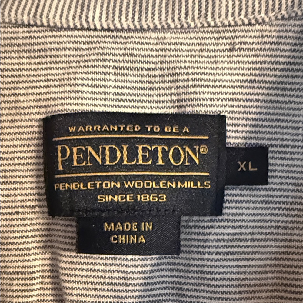 Pendleton Light Gray Blouse - image 2
